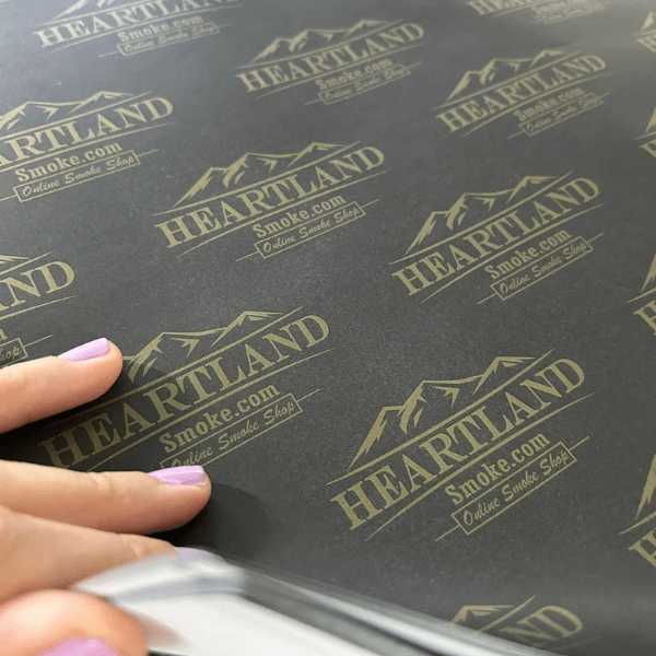 Tissue Papper Sticker Sticker Printing Service In Houston | Custom Vinyl Labels