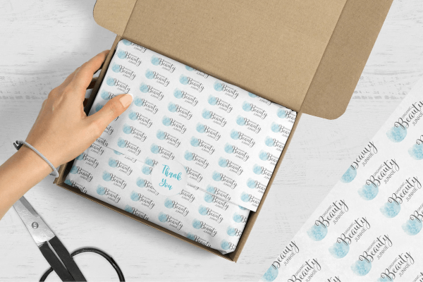 Personalized Tissue Wrapping Paper